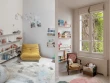 Une chambre d'enfant lumineuse