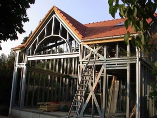 Une maison à ossature acier