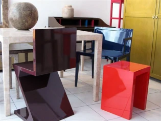 Un mobilier coloré signé Clara Jacob