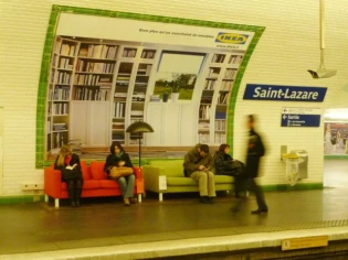 IKEA s'invite dans le métro parisien