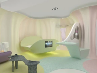 Un intérieur en Corian signé Karim Rashid