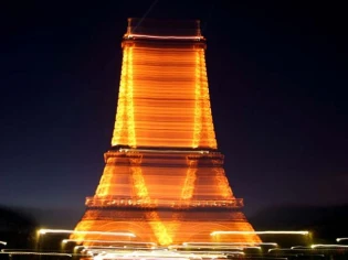 Lumières sur Paris la nuit