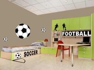 Une maison complètement foot