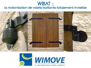 WIBAT, la motorisation de volets battants totalement invisible !!