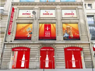 Pour ses 125 ans, Coca-cola s'offre un espace à son image