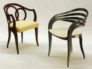 Un fauteuil Art déco revisité avec un regard contemporain