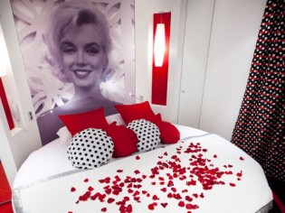 Marilyn Monroe inspire la décoration d'un hôtel parisien