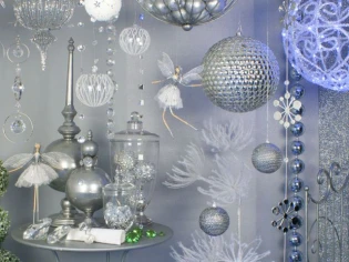 Une décoration de Noël "effet givré"