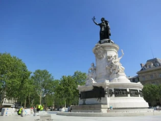 A Paris, la place de la République peaufine sa minéralité