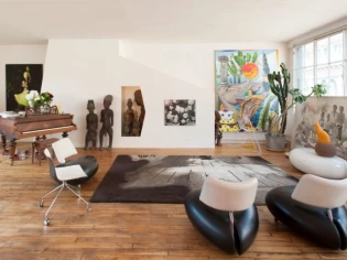 Un appartement transformé en galerie d'art contemporain