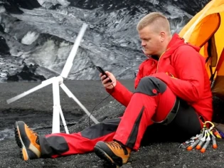 Une éolienne de poche qui tient dans... un sac à dos ! (VIDEO)