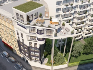 Insolite : Une maison perchée à 16 mètres de haut en plein Paris !