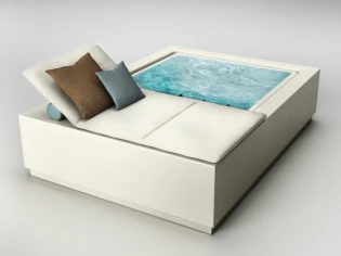 Insolite : une chaise longue avec piscine intégrée 