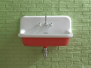 Insolite : des lavabos rétro aux couleurs funky  