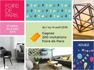 Jeu concours : gagnez des invitations pour la Foire de Paris 2019 !