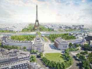 La tour Eiffel sera entourée du plus grand parc de Paris d'ici 2024