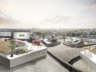 Ikea offre une nuit sur les toits de Paris
