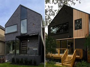 Cette maison crée la surprise avec... deux façades différentes !