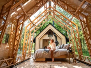 Une innovante maison en bois à moduler au gré de ses envies