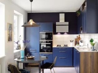 Tendance : la cuisine s'habille de bleu