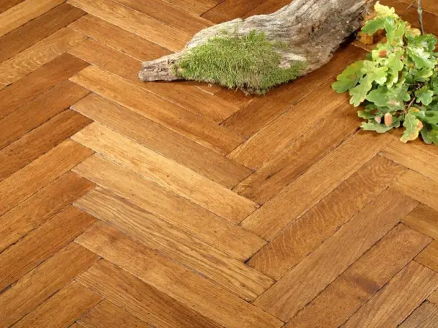 parquet ciré