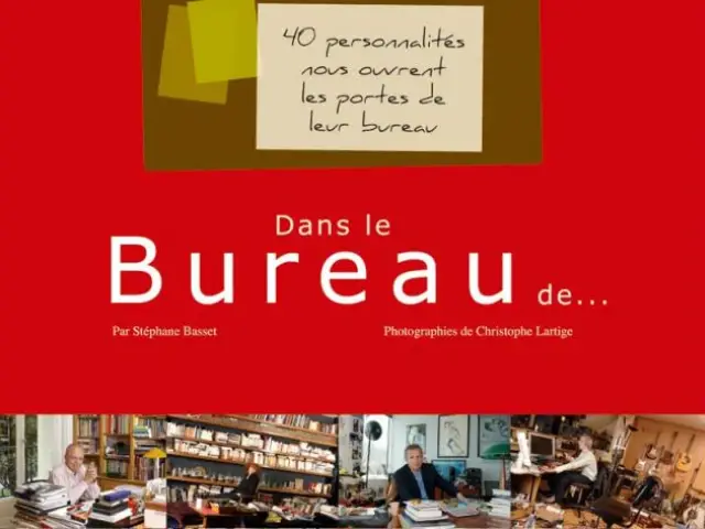 couverture livre dans le bureau de