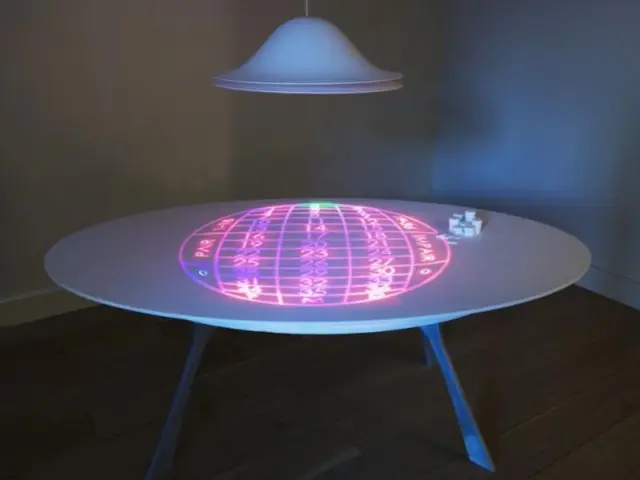 The LED Table (The Electric Kid), by Moritz Waldme