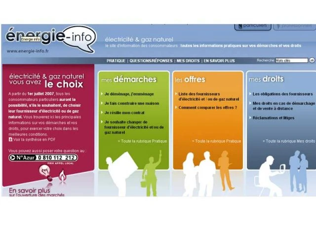 energie info site internet