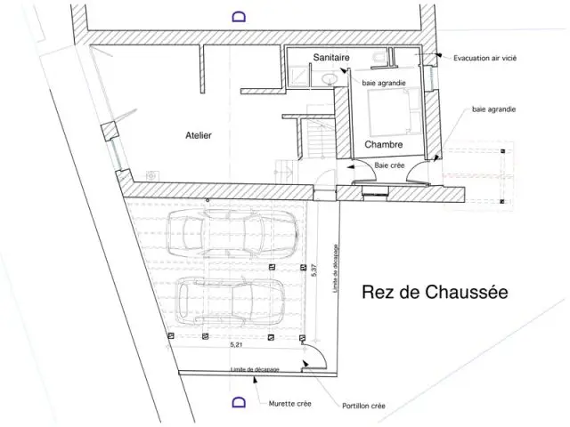 rez-de-chaussée architecteurs maison briere