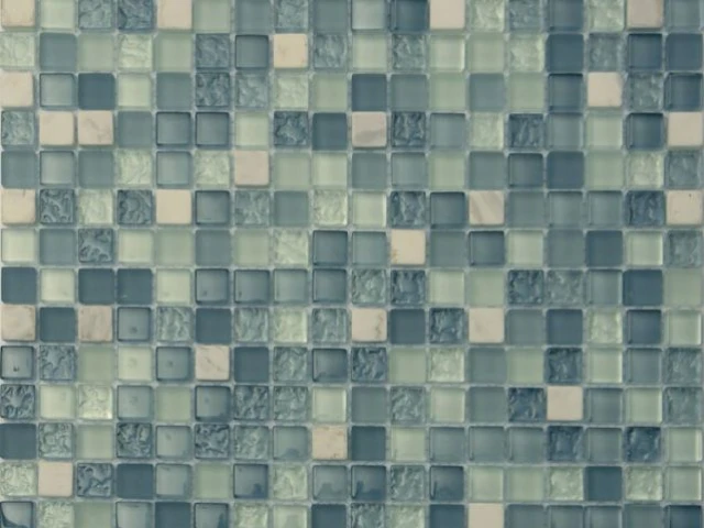 Mosaïque bleu - Surface