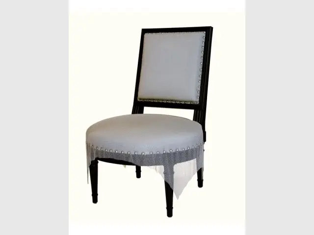 Fauteuil - Cotte de mailles - Foin