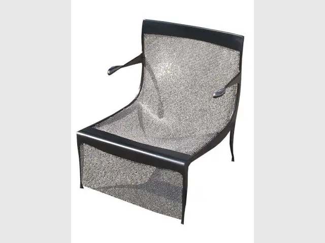 Fauteuil - Cotte de mailles - Foin