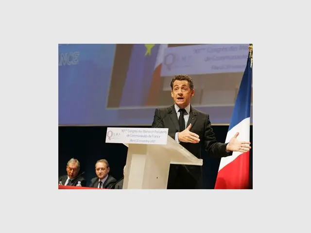 sarkozy au congrès des maires 2007