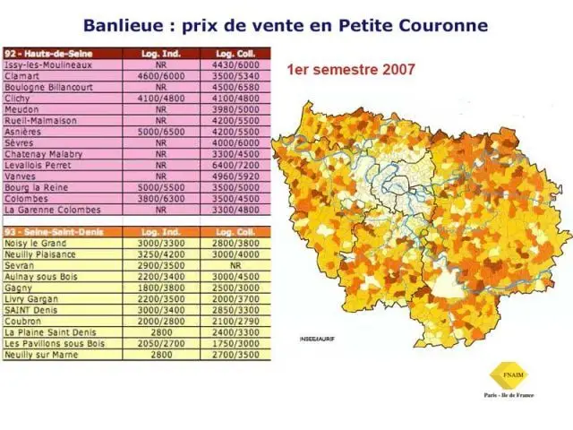 Petite couronne - Fnaim Paris-IDF 2007