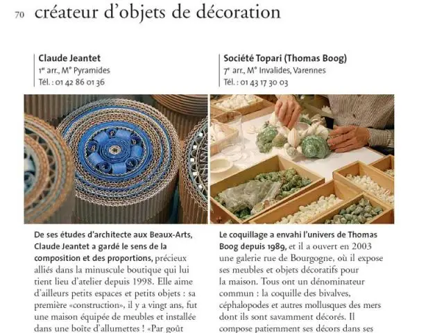 artisans metiers d'art createur deco