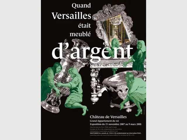 Affiche - Exposition Versailles Argent