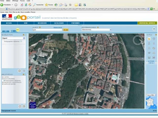 Lyon - IGN - Géoportail.fr