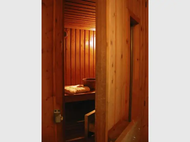 Sauna - Hôtel Ski d'Or