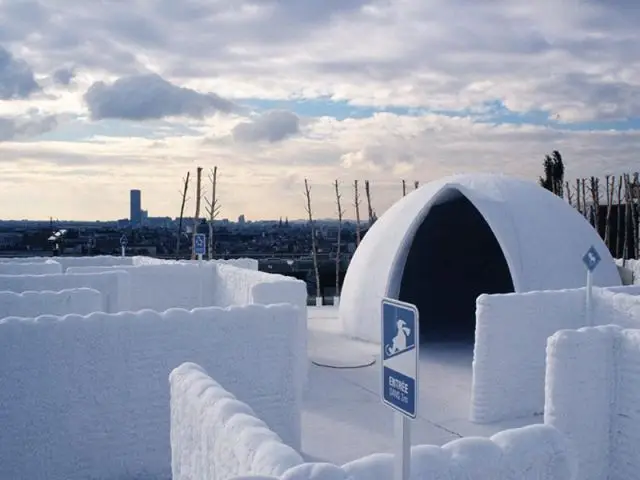 Labyrinthe et igloo Le Printemps