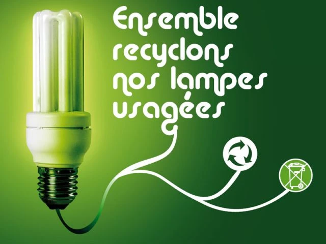 Lampe Récylum recyclage