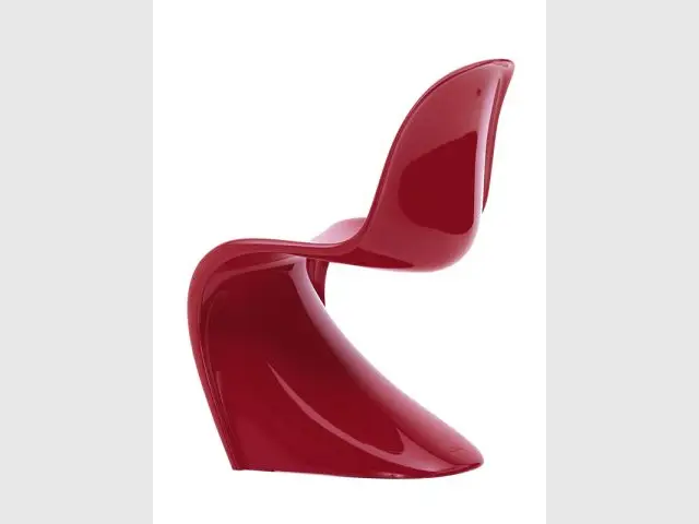 Panton chair rouge