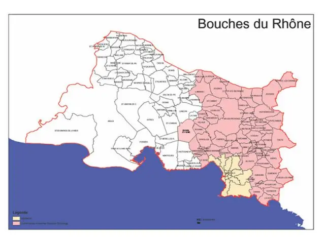 carte bouches du rhône AGF