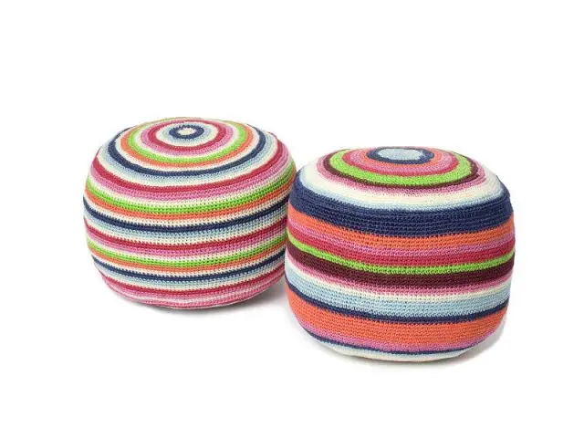 A rayures - Anne-Claire Petit accessoires - pouf