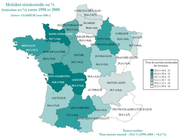 Mobilité résidentielle - Clameur