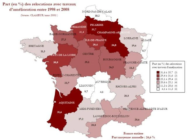 Relocations avec travaux - Clameur