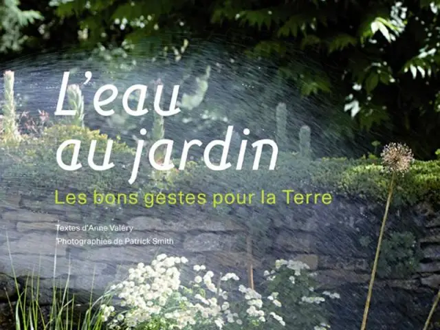 Livre l'eau au jardin