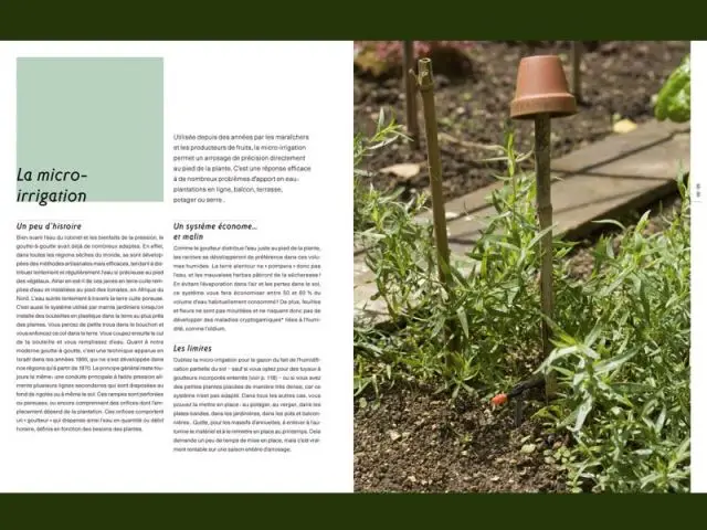 La micro-irrigation - Livre l'eau au jardin