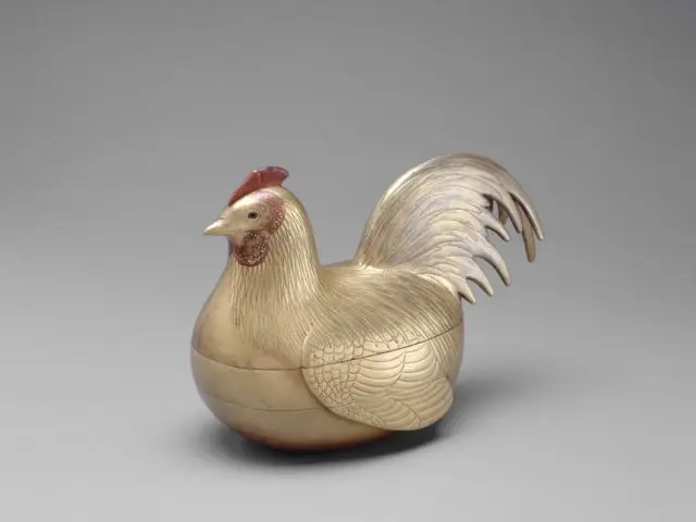 Boîte en forme de coq