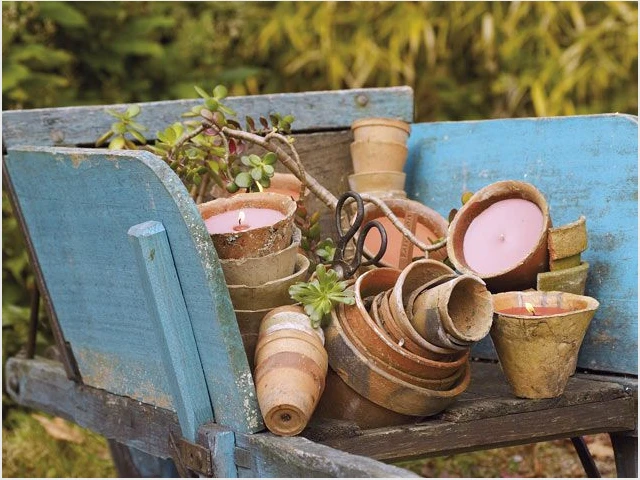 Bougies pot des landes