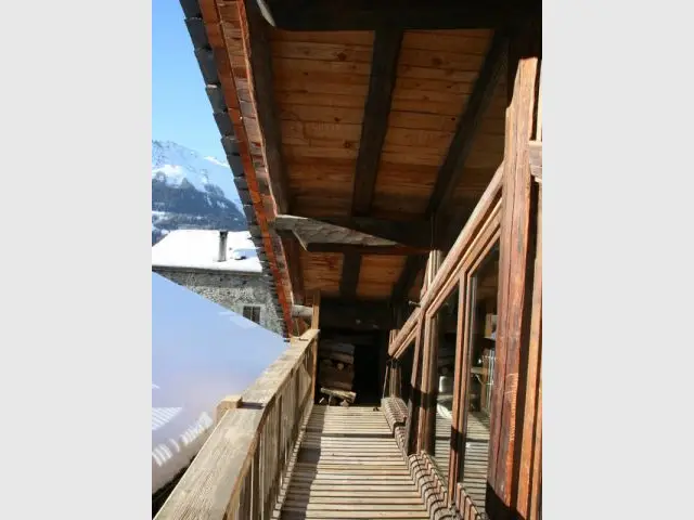 Vue depuis le balcon - Chalet -  montagne - Créa Design